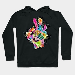 Hand and dice Hoodie